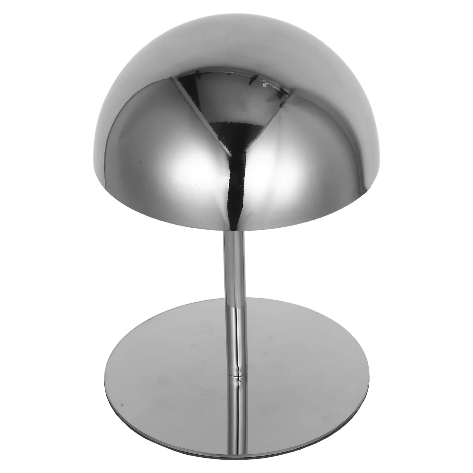 

Hat Display Stand Cap Rack for Tabletop Use Adjustable Height Stainless Steel 3D Design Decor Shelf Show Bucket Bowler