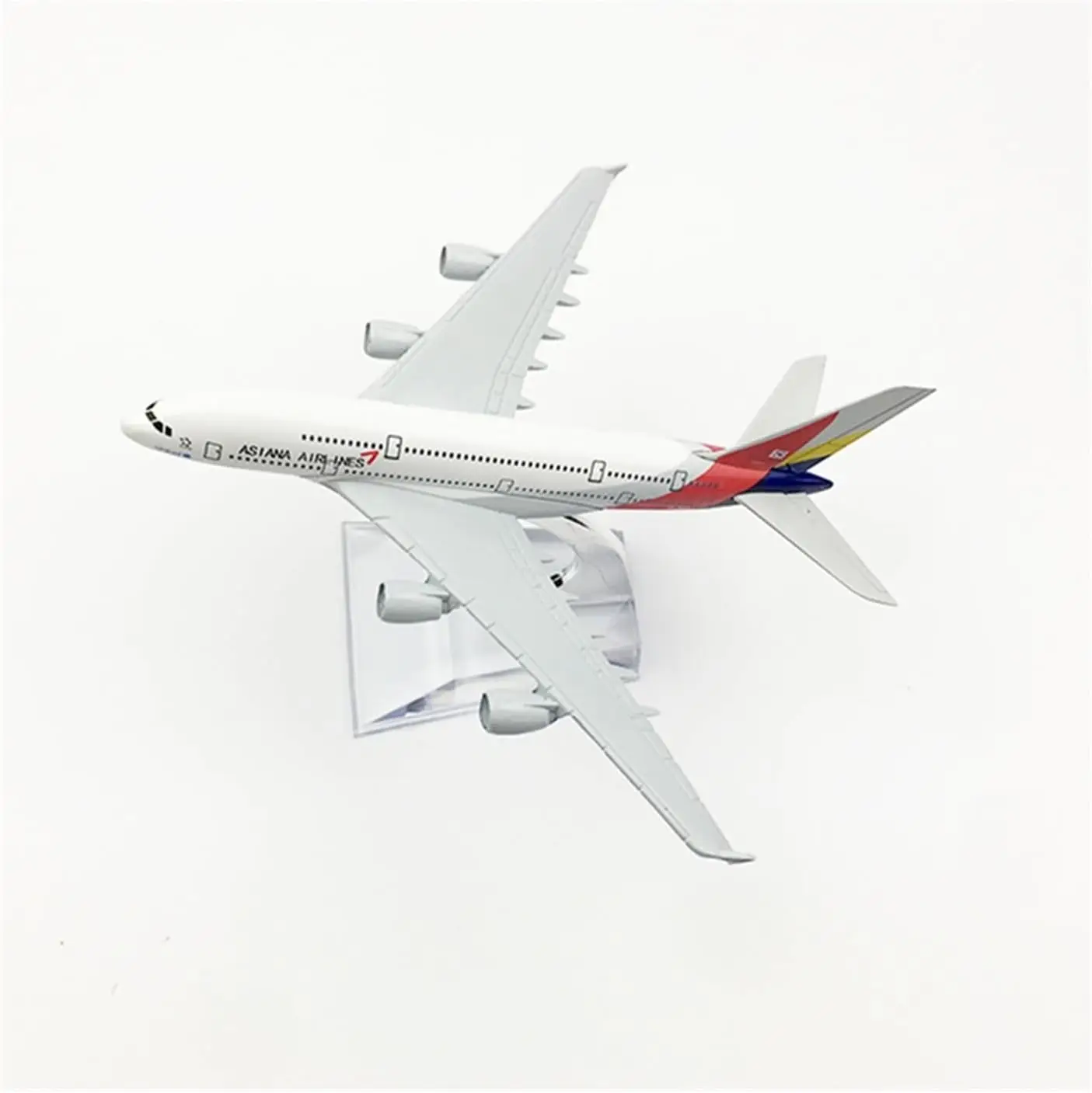 16 سنتيمتر نموذج طائرات الخطوط الجوية الآسيوية A380 طائرة سبيكة دييكاست نموذج طائرة لعبة مجسم طائرة لعبة لجمع #6