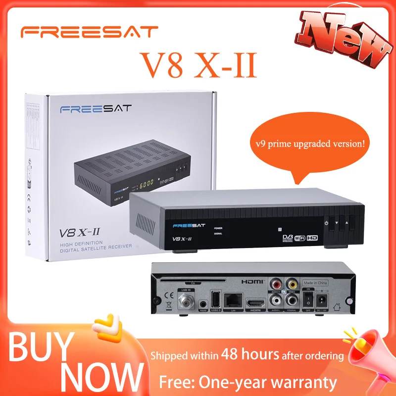 Receptor Ultra satélite FREAT V8, DVB-S/S2/S2X, DVB T/T2/ISDB-T
