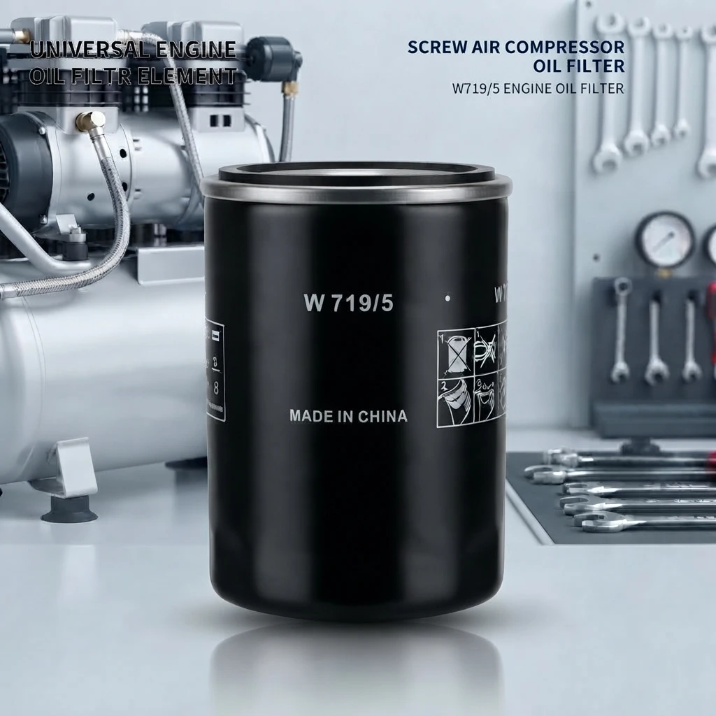 Universal Engine Oil Filter Element Screw Air Compressor Oil Filter W719/5 Engine Oil Filter