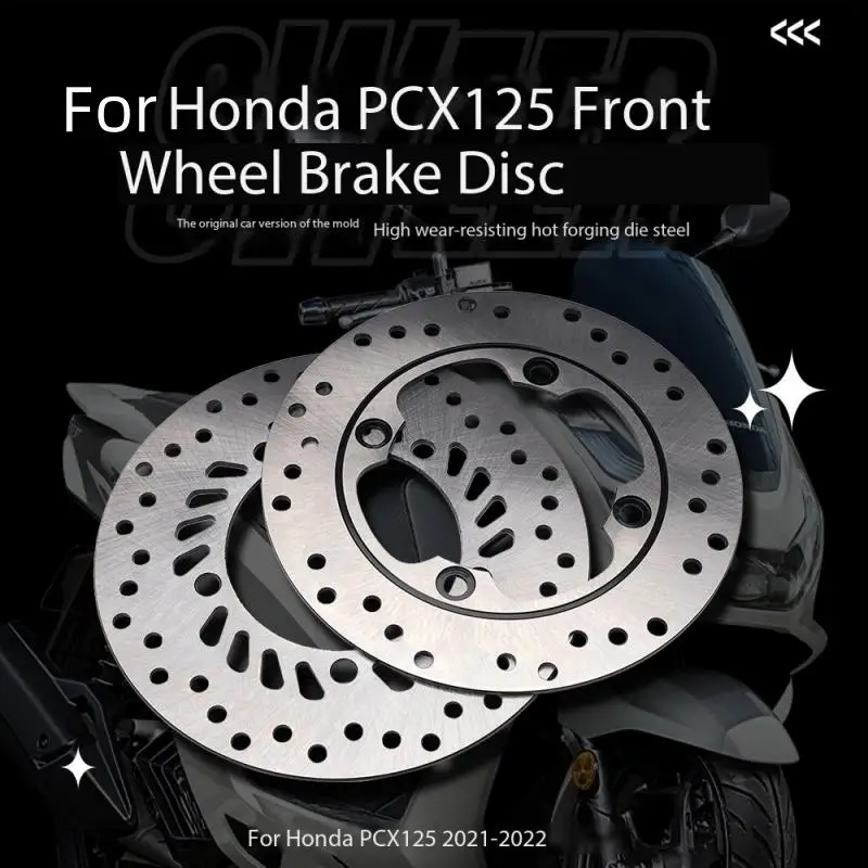 Motorcycle Front Brake Discs Rotors For HONDA PCX160 125 21-24 Motorbike Replacement Parts Front Disc Brake Pad Accessories