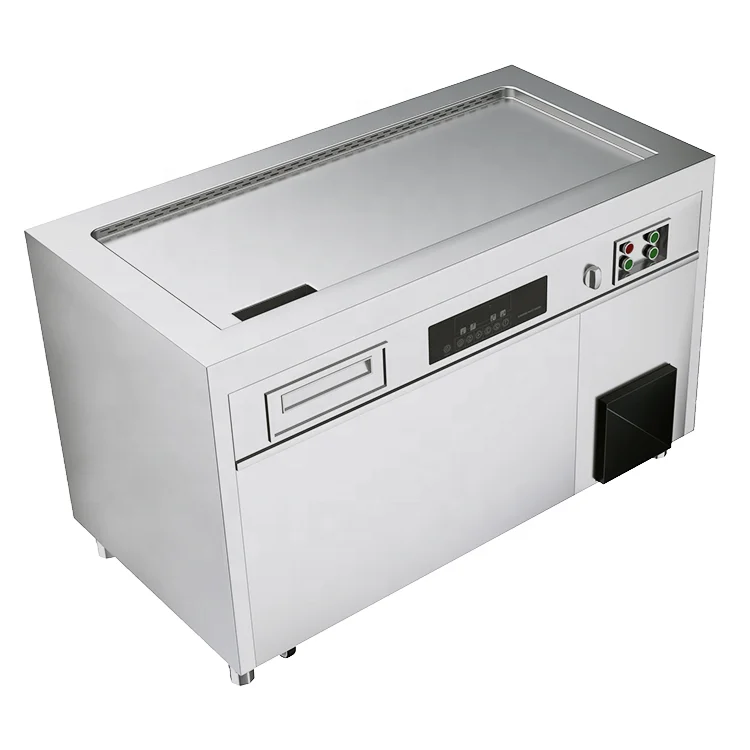 Commercial stainless steel electric induction gas teppanyaki, dedicated to hotels