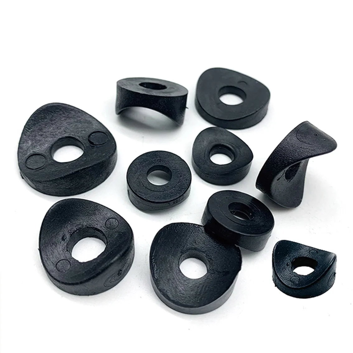 16 18 19 22 25mm Plastic Office Chair Duckbill Connector Shaped Furniture Plastic Accessory Spout Curved U-Shaped Gasket M6 M8