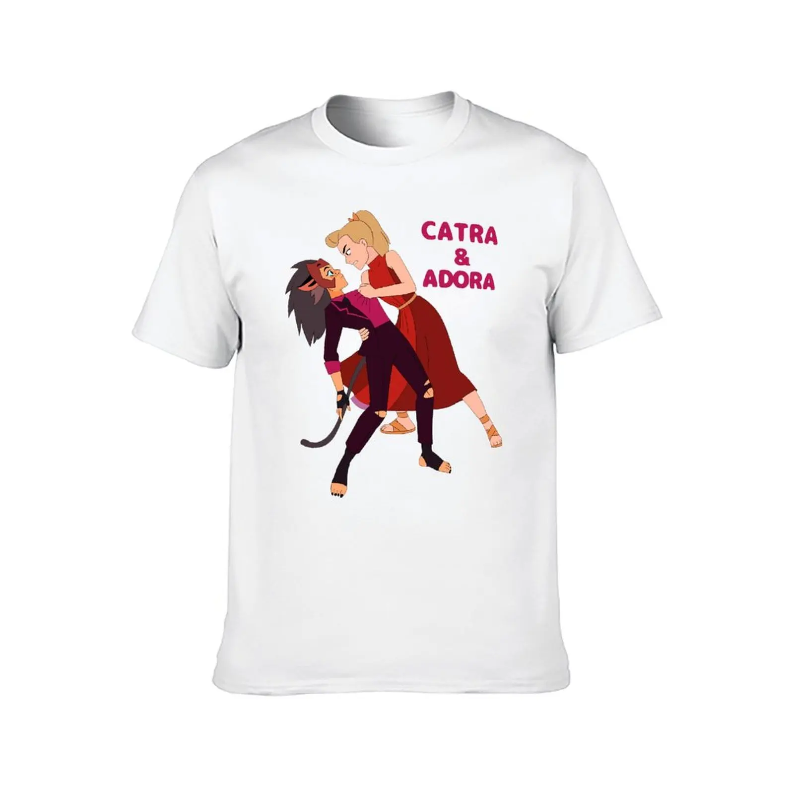 Catra And Adora Catradora Design Essential T Sh T-shirt Harajuku Move T-shirts Vintage Fitness Funny Novelty Eur Size