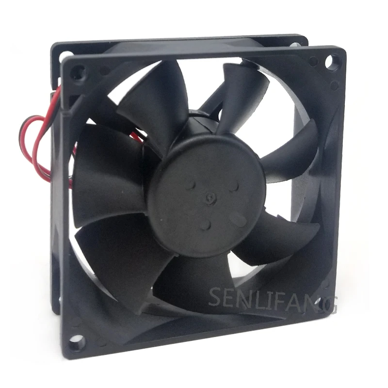 Ventilador de refrigeração quadrado para SUNON, refrigerador, KD2408PTB1-6A, 8025, 3.4W, 2 linhas, 80*80*25mm, novo