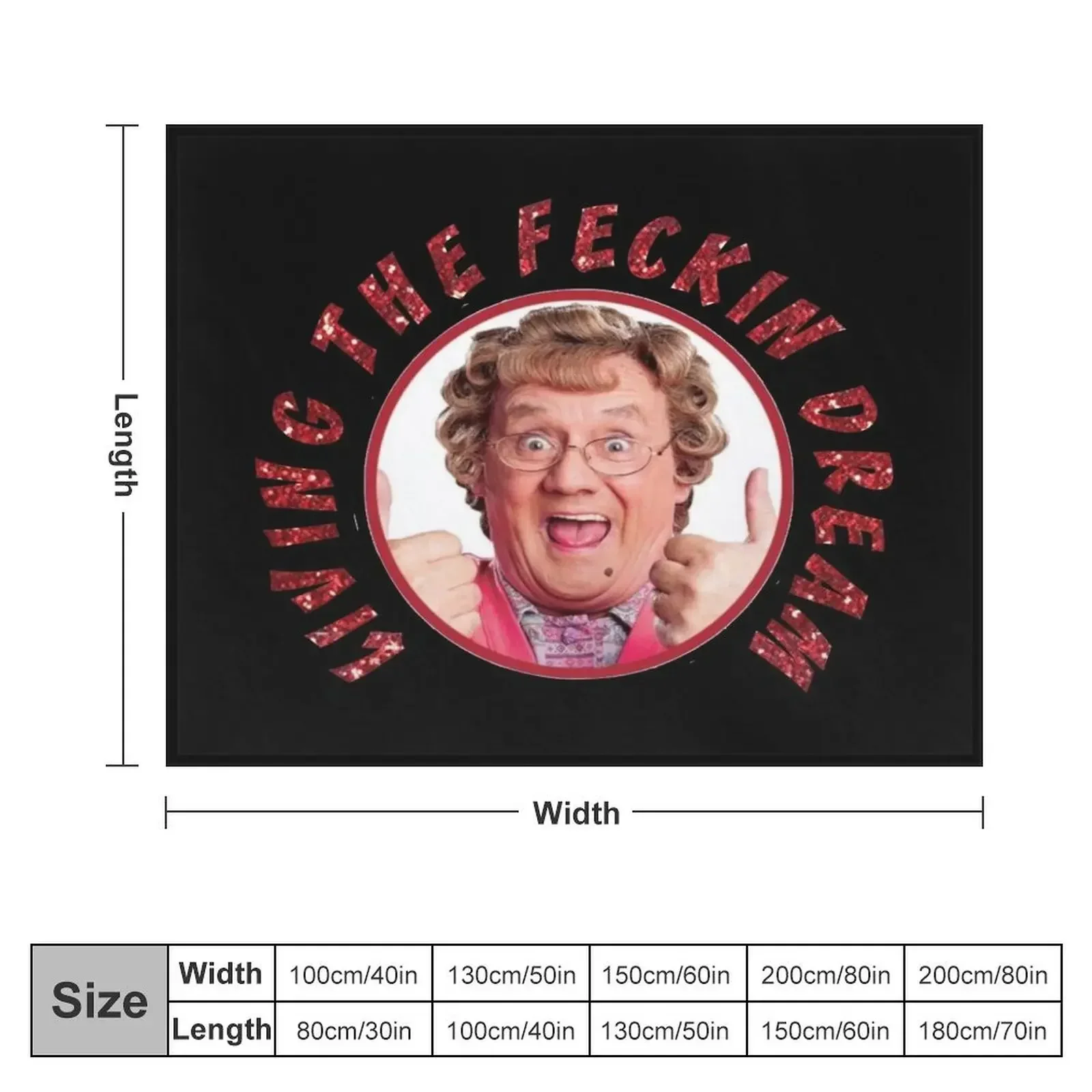 Mrs Browns Boys Throw Blanket Bed warm winter Blankets