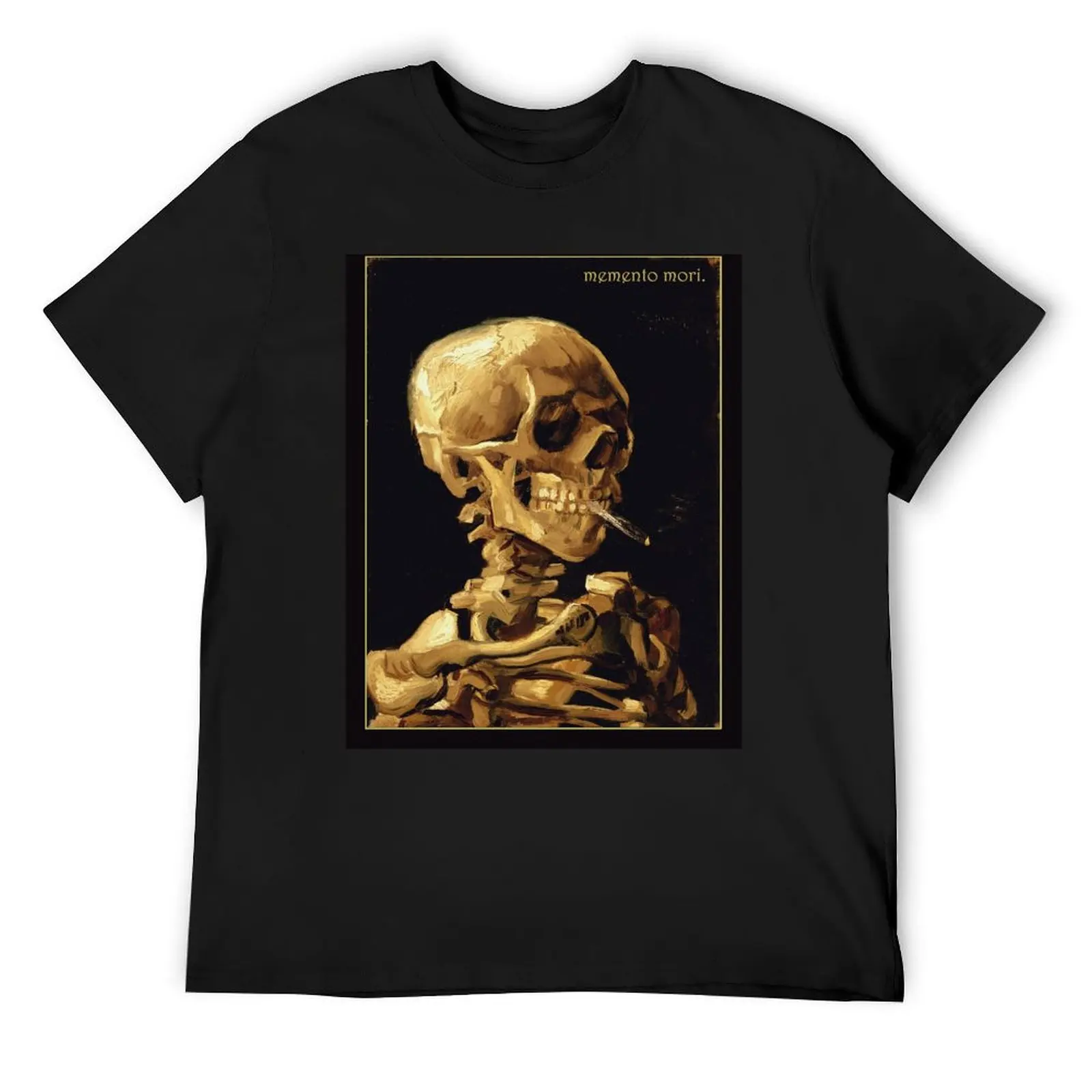 

Memento Mori - Darkacademia T-Shirt blacks summer tops graphic t shirt vintage plain funny t shirts men