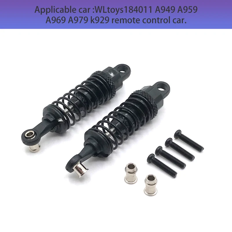 Controle remoto Car Shock Absorber, Primavera externa, Atualização, WLtoys184011, A949, A959, A969, A979, K929