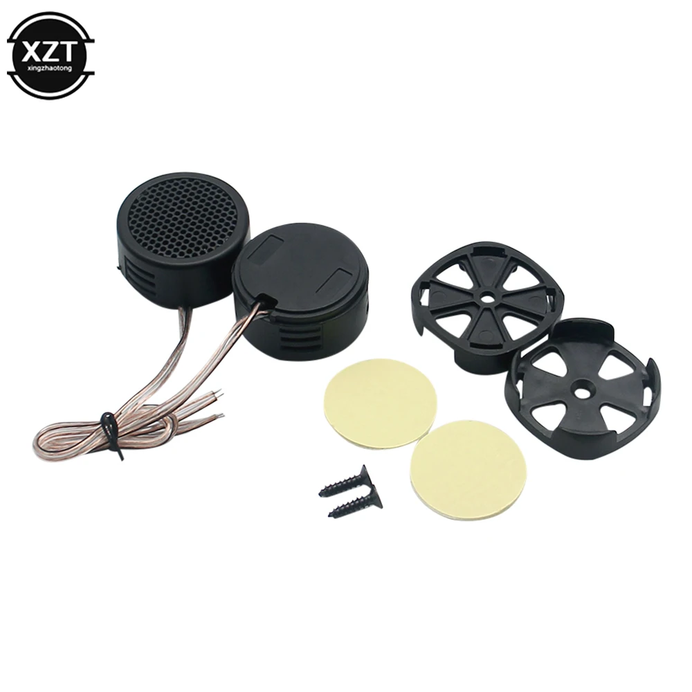 2pcs 500W 96db Car Universal High Efficiency Mini Loud Auto Super Power Loud Audio Dome Speaker Sound Car Tweeters Car Accessory
