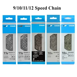 9/10/11/12 Speed MTB Bicycle Chain HG53/54/95/601/701/901 M7100 12v MTB/ Road Bike Chain Bicycle Accessories 116L