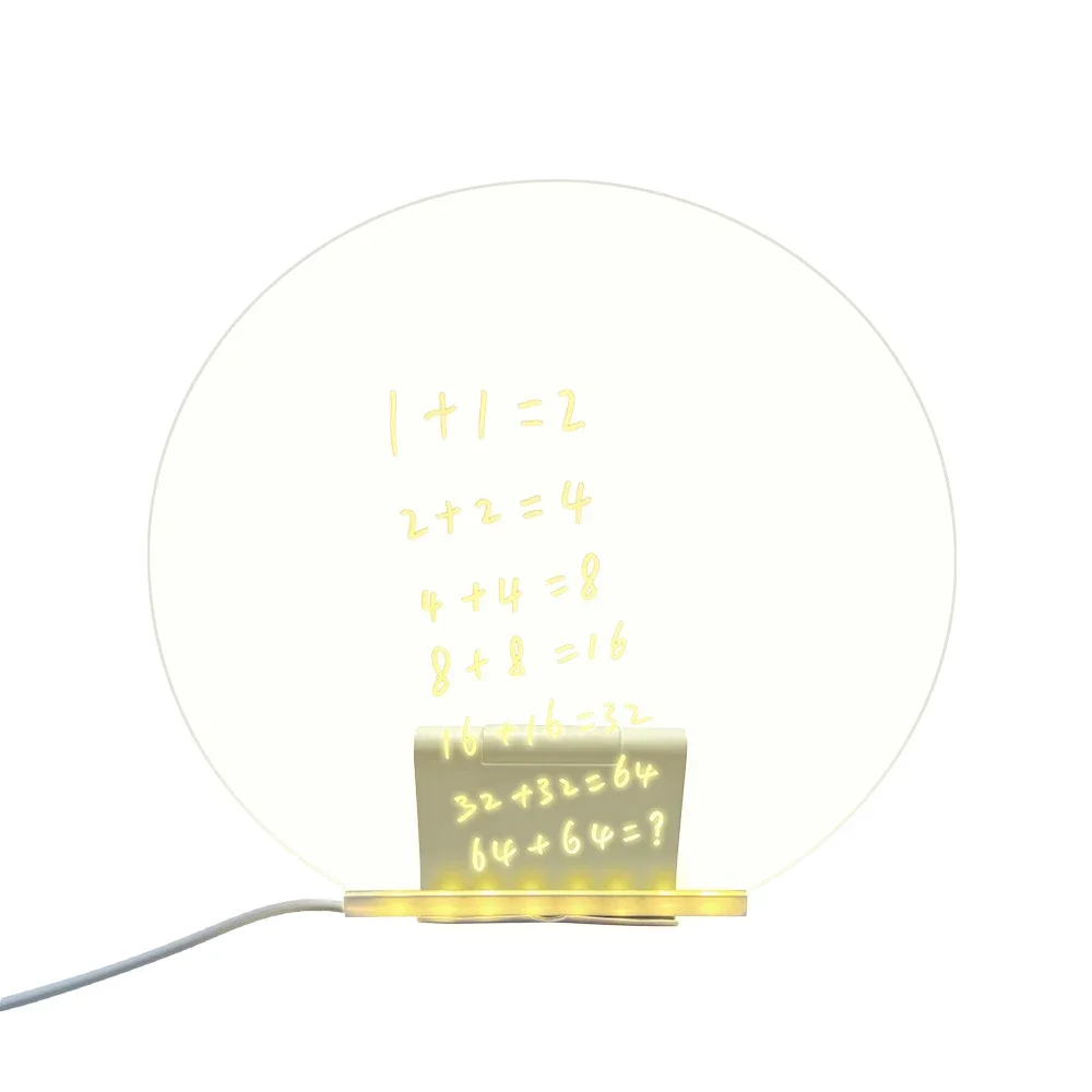 Erasable drawing board, Creative lamp, Acrylic lamp panel, a gift for children
