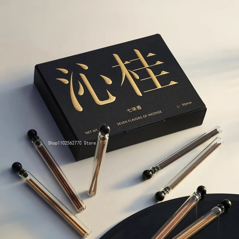 Seven-flavor Incense Sticks Meditation Yoga Indoor Air Purification Home Indoor Calming The Mind and Aiding Sleep Joss Stick