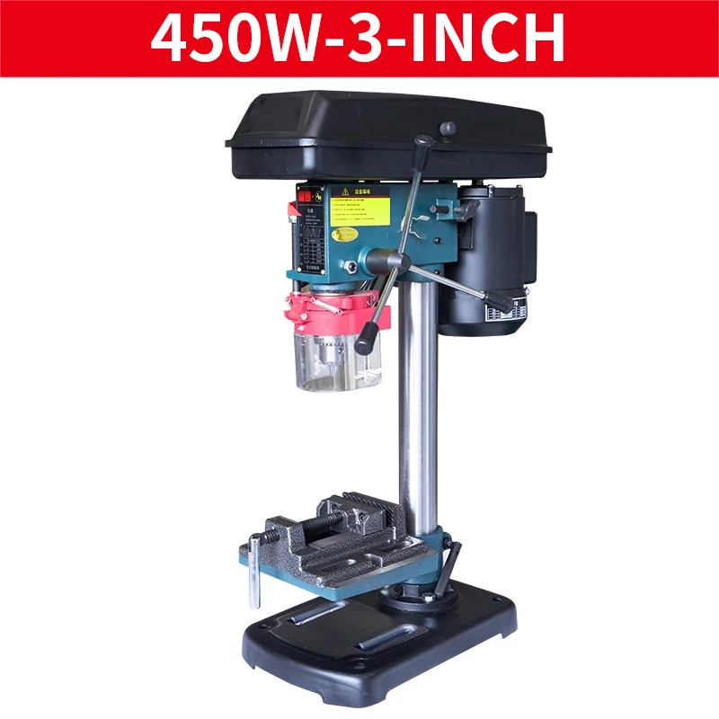 Multifunctional bench drill small milling machine household 16mm industrial grade high precision bench brushless electric drill