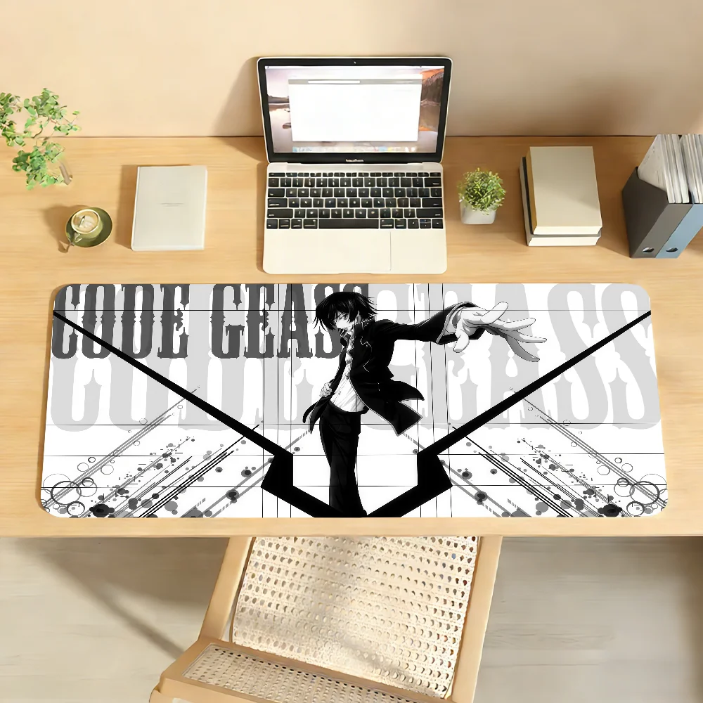 Anime Code Geass Cool Mouse Pad For Office Gaming And Keyboards Non-Slip Large Waterproof