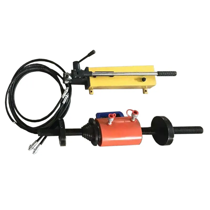 Portable Hydraulic Track Pin Press, Manual/Electric Pump, Crawler Chain Sleeve Press Tool
