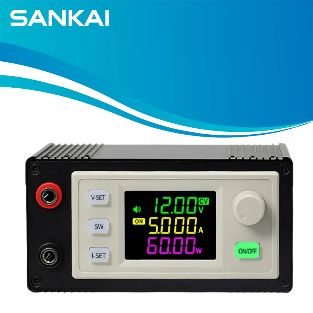 SK120X/SK60X CNC Adjustable DC Power Supply, CC/CV, 6A Solar Charging Module