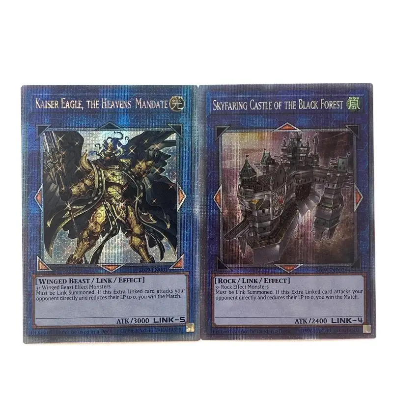 Yu-Gi-Oh Match Flash Card Live Twin Legendary Dragon of White Prize viewing series Diy Action Toy Figures Anime Game Collection