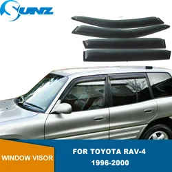 Window Visor For Toyota Rav4 Rav-4 1996 1997 1998 1999 2000 Tape-On Weathershields Sun Rain Guard Car Door Visor SUNZ