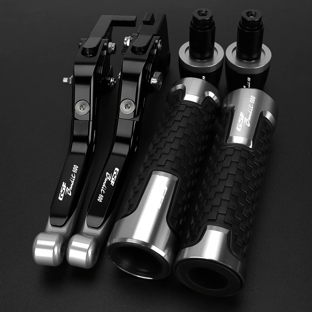 Motorcycle Aluminum Adjustable Brake Clutch Levers Handlebar Hand Gripss FOR Suzuki GSF600 BANDIT ALL Year 2020 2022 2023 2026