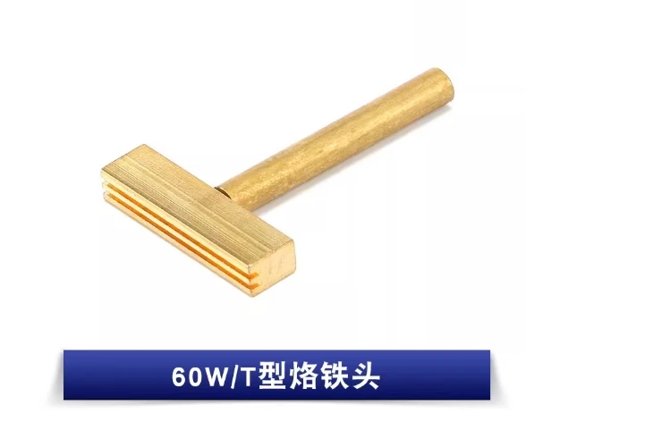 Ponta de ferro de solda tipo T/prensa térmica/barra 30W 40W 60W para cabos de fita de solda e cabos de fita de tela.