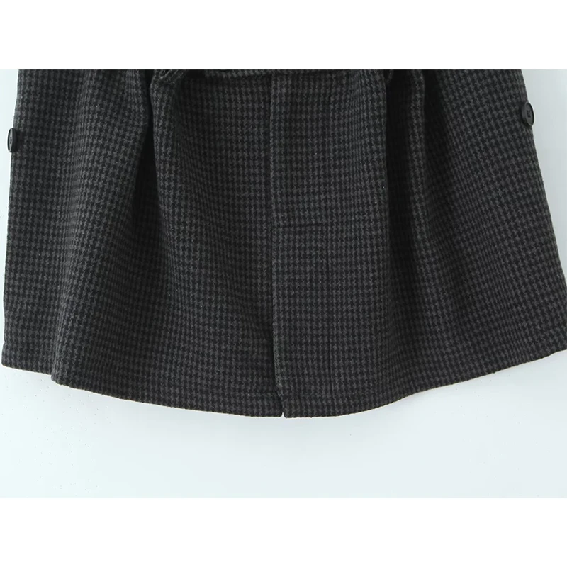 YENKYE automne hiver femmes américain rétro taille haute a-ligne Mini jupe à carreaux Y2K Cool saia