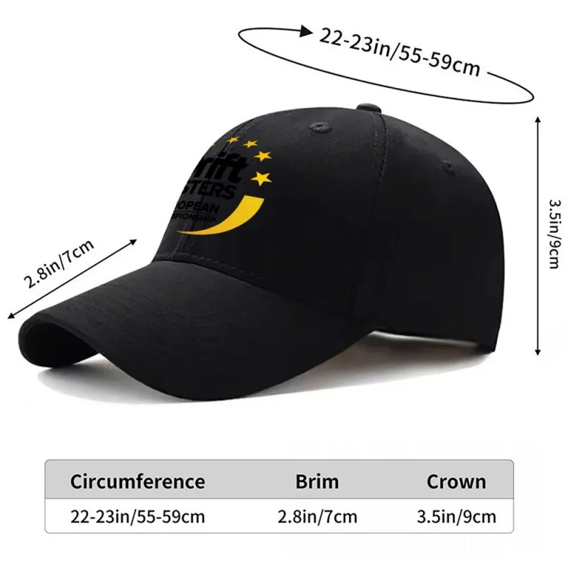 European Drift Masters Series Printed Adjustable Snapback Baseball Cap