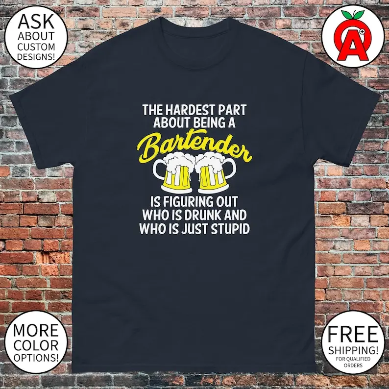 Bartenders Dilemma T-shirt TM for Bar Staff or Cocktail Lovers