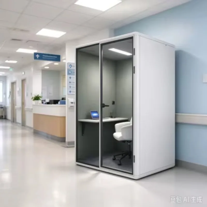 Custom Made Modern Aluminum Private Office Work Pods Phone Booths Silent Portable AcousticOffice Pod Recording Booth