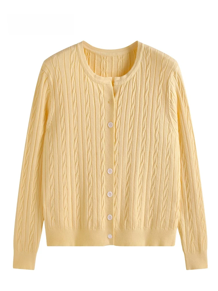 

JZZDEMM Базовый вязаный свитер с цветочным принтом, весна-осень, женский тонкий модный трикотаж, модный длинный свек на пуговицах, обычный...