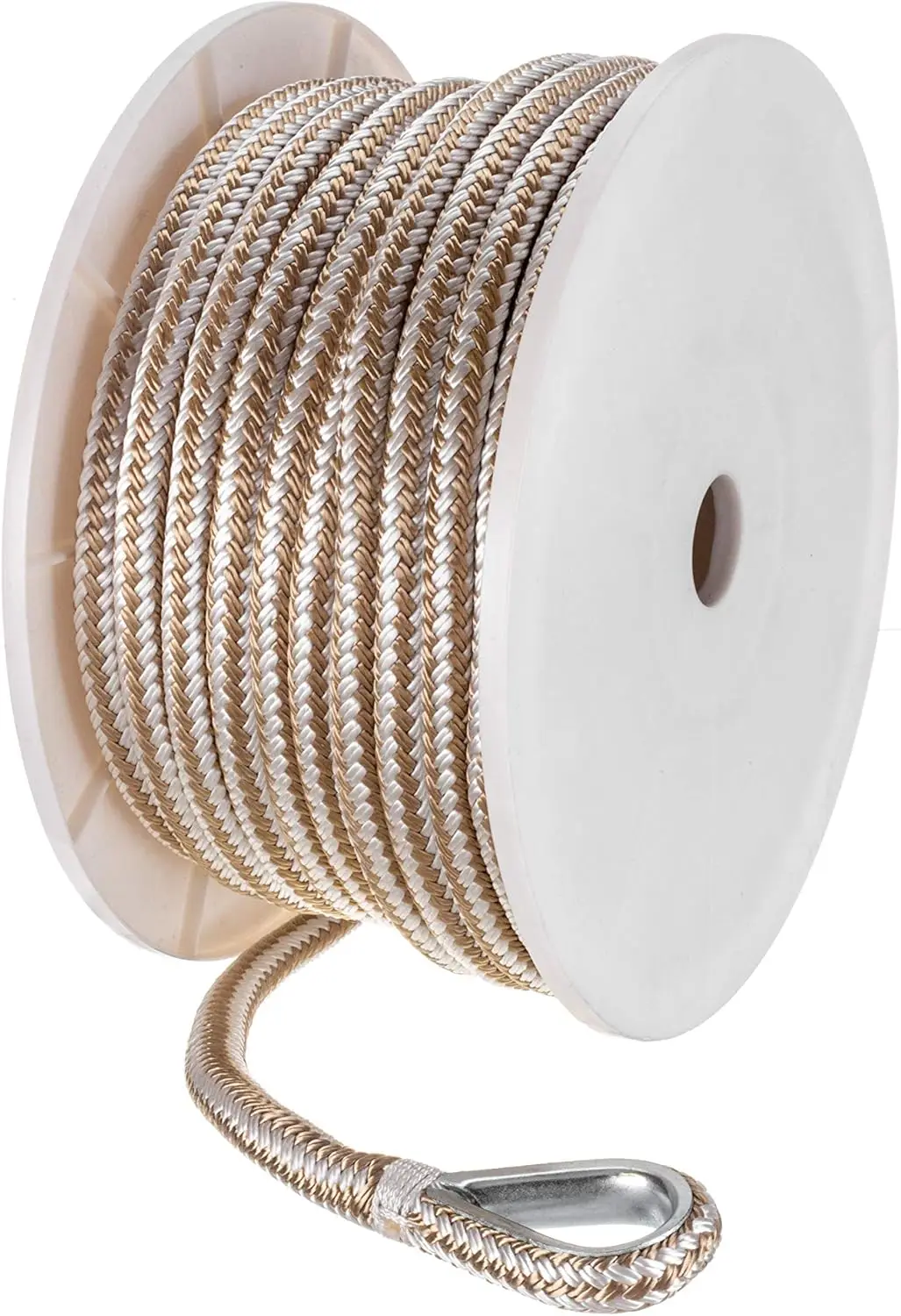 

Boat Anchor Rope Double Braid 1/2" x 100ft with Thimble