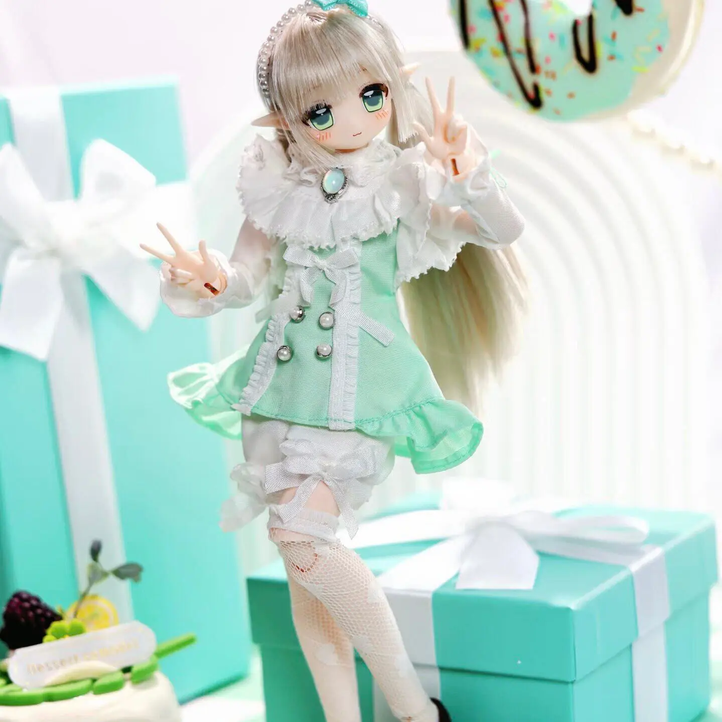 Moowoo Art 1/6 Bjd Doll Akashi Record Grafted Hair Head Articulated Action Figure Blind Box Trendy Collectible Toy Gift In Stock view 4