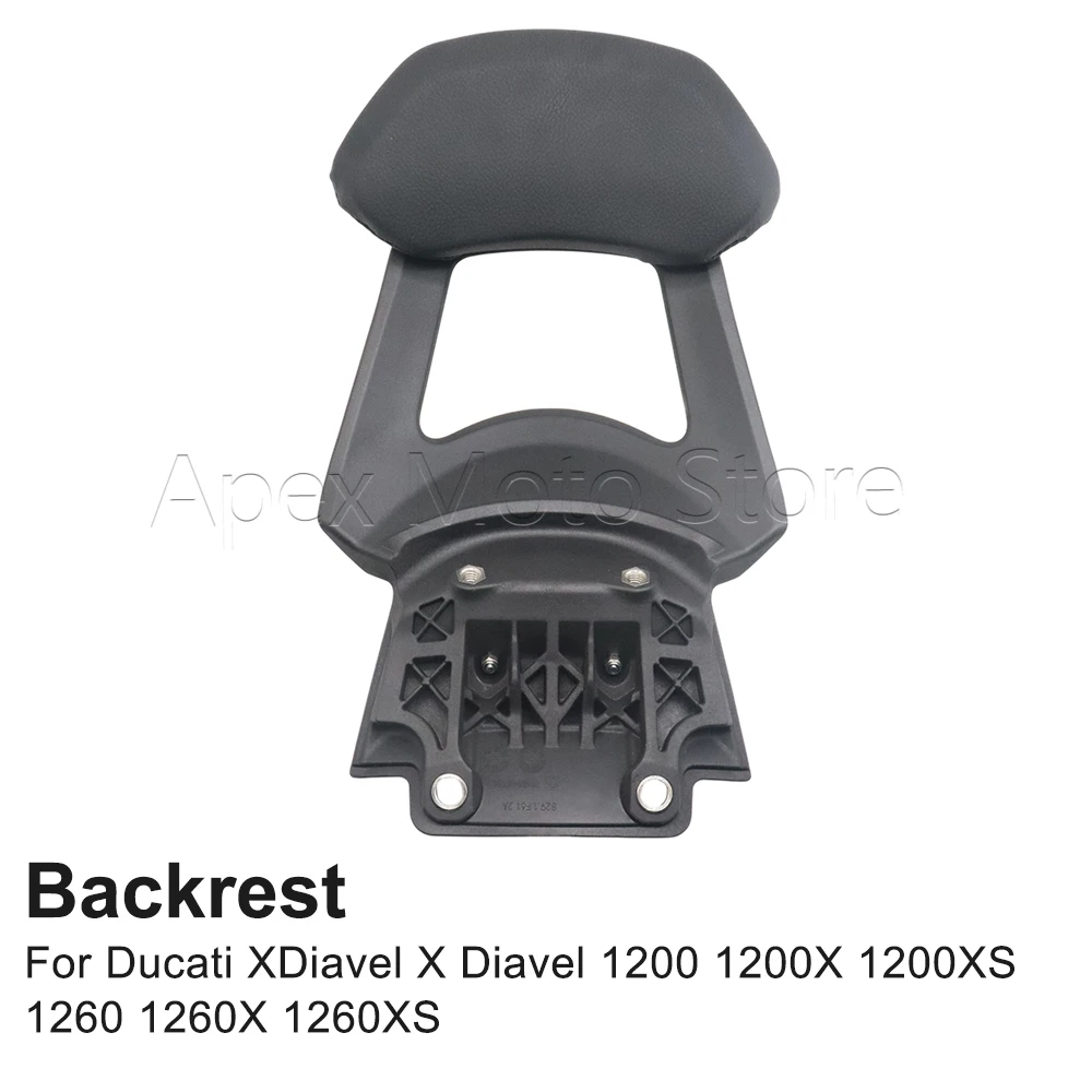 Motorcycle Rear Passenger Seat Backrest Support Cushion Pad For Ducati XDiavel X Diavel 1200 1200X 1200XS 1260 1260X 1260XS