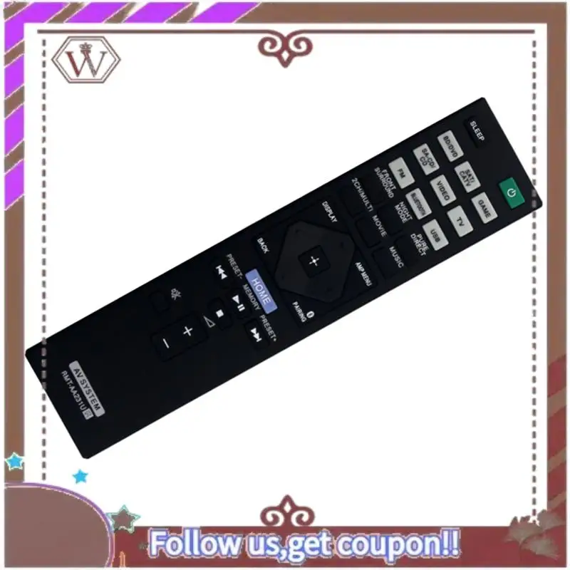 ABBG-Сменный пульт дистанционного управления RMT-AA231U для AV-ресивера Sony, система домашнего кинотеатра STR-DH770 STRDH770