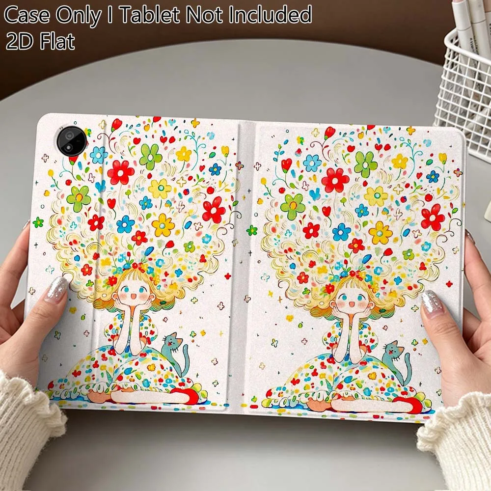 Cartoon Gogart Girl For Lenovo Xiaoxin Pad Pro Tab K11 K10 Y900 3rd Y700 P11 P12 11.5 12.7 8.8 Inch Tablet Case Gift
