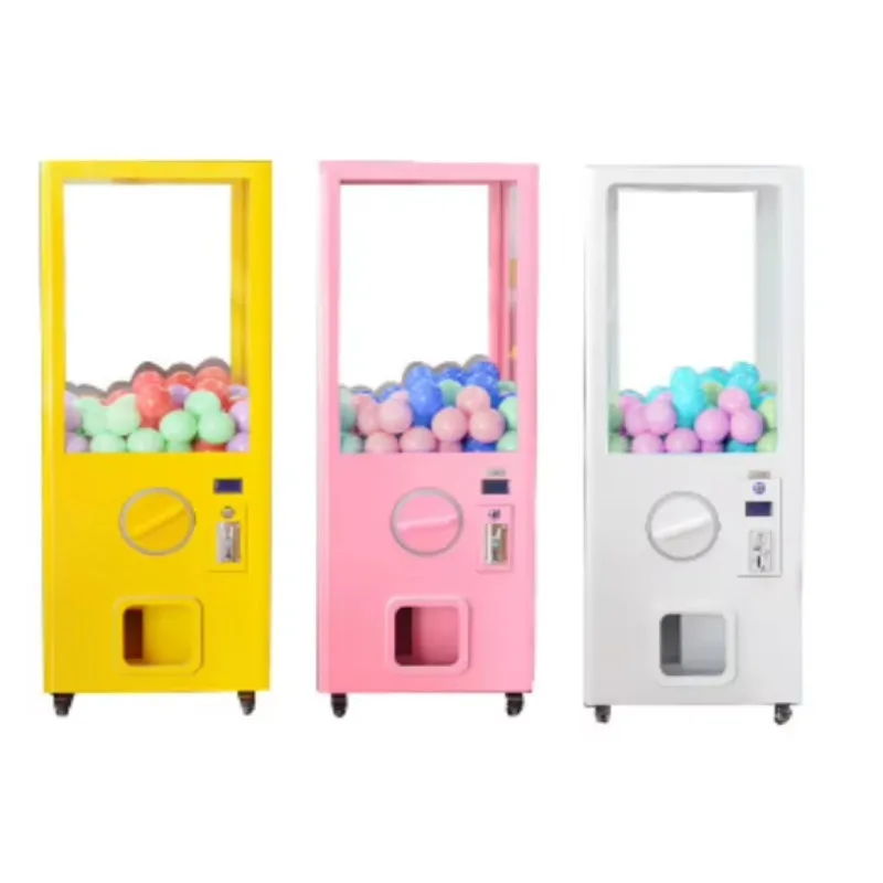 

Commercial Coin-Operated Capsule Machine - Toy Prize Vender with Bill Acceptor for Arcades