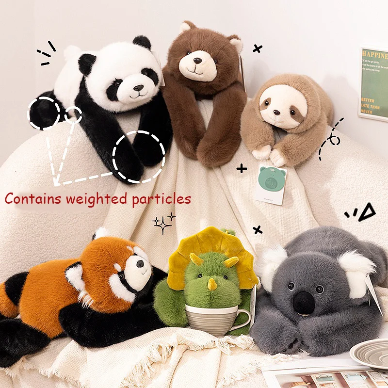 30/65CM Langer Arm Gewichtete Serie Panda Koala Dinosaurier Baum Faulbär Plüschpuppe Niedliche Cartoon-Tier Liegendpuppe Partygeschenk