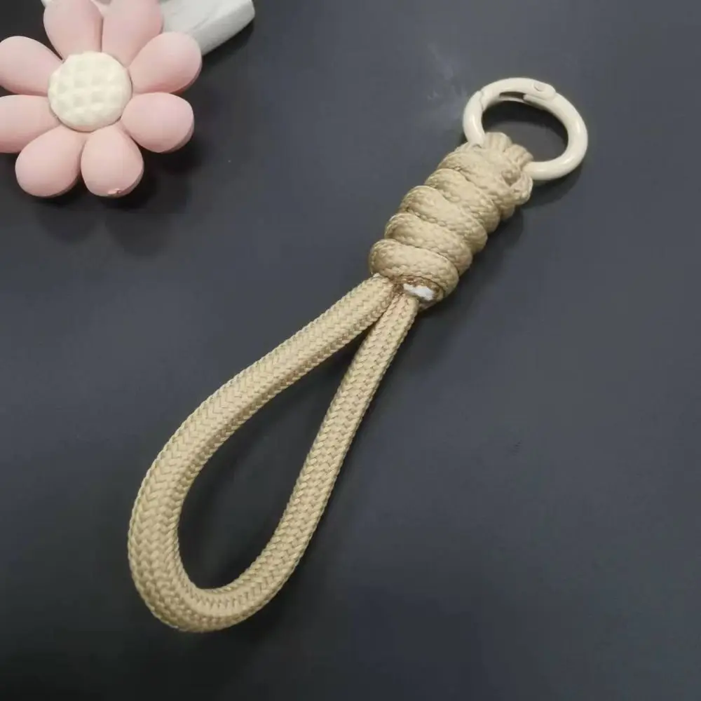 

Прочный плетеный брелок с защитой от потери, красочная веревка на запястье, многофункциональные аксессуары для мобильных телефонов