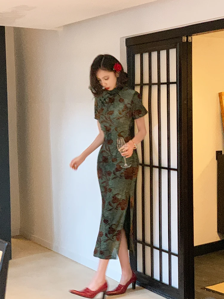 

Длинный Ele Anghai Sle с цветочной вышивкой для молодых девушек ort Sve Повседневная одежда с низким разрезом для детей 8–25 лет