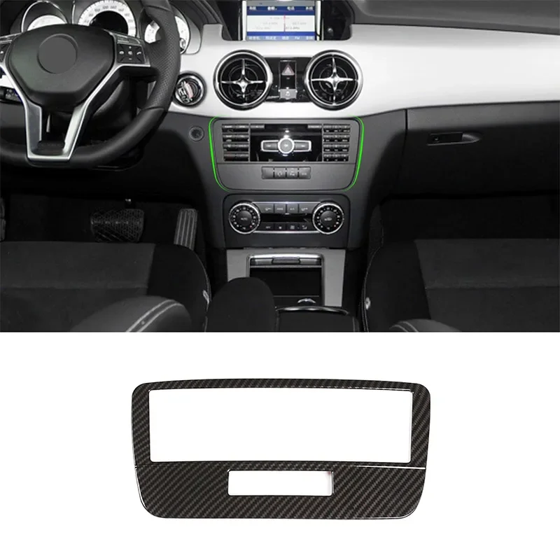 

For Mercedes Benz GLK X204 2013-2015 ABS plastic Car Central Control Voice Mode Button Decorative Frame Interior Car Accessories