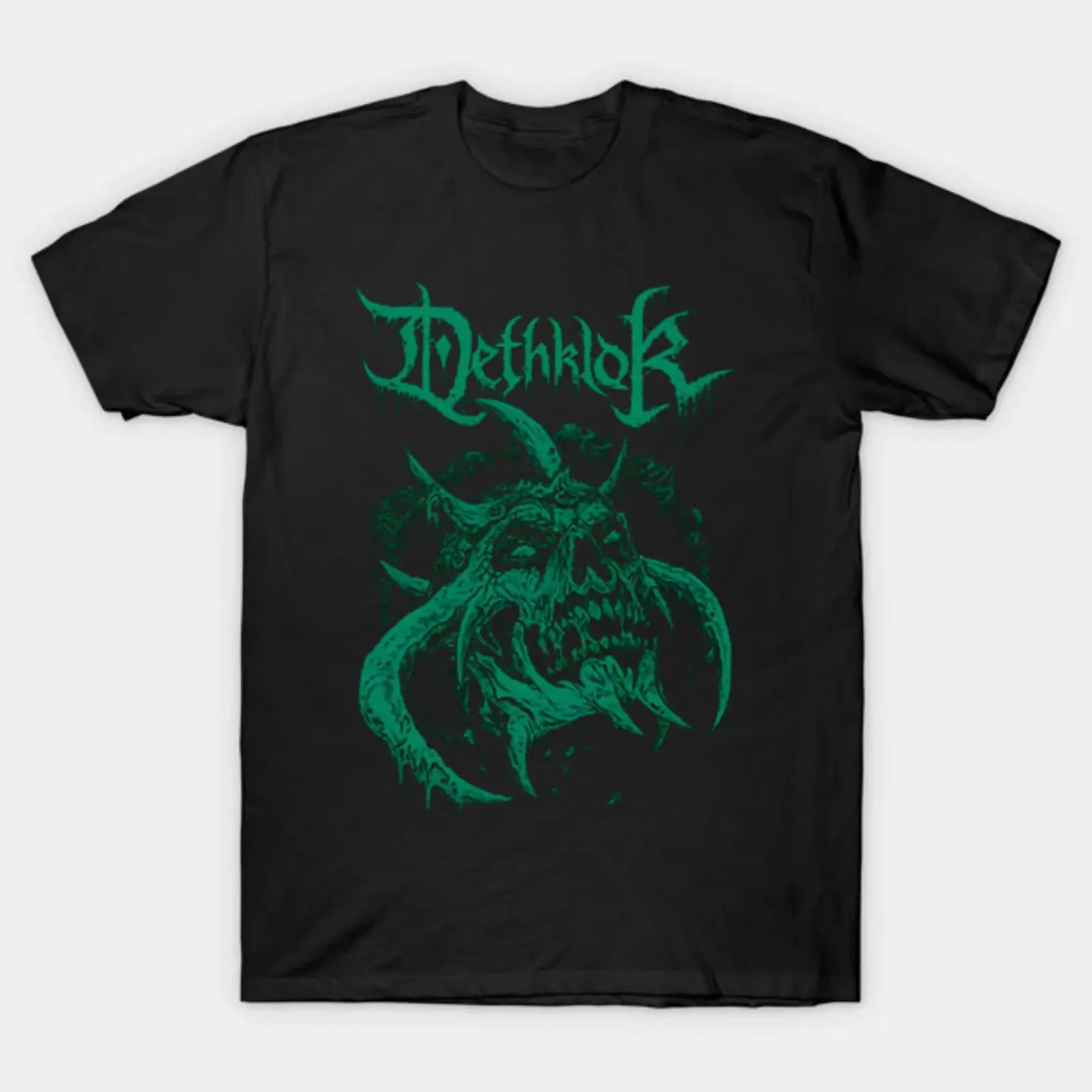 Dethklok Metal T Shirt vintage Washed Breathable Top For Everyday Wear Unisex Casual Versatile fashion designer clothes homme