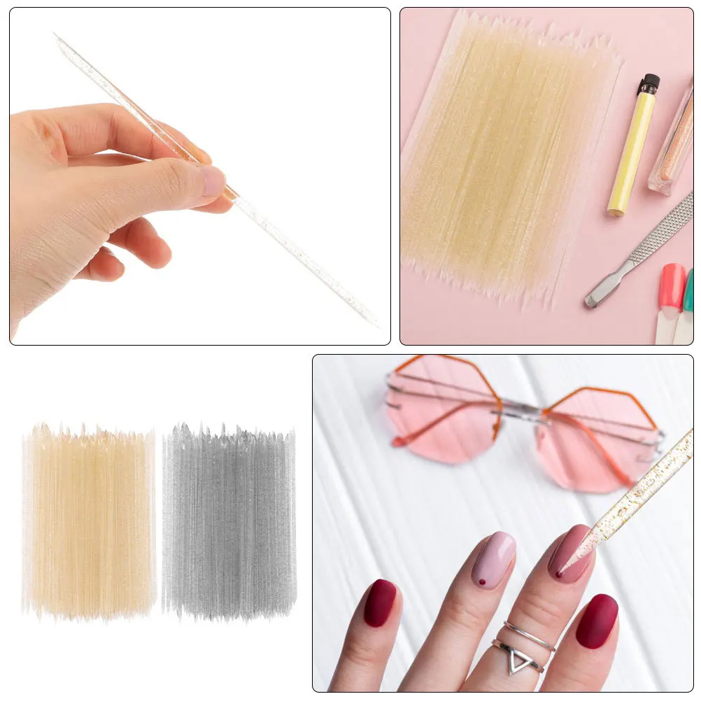 

200Pcs Nail Sample Sticks Manicure Tools Dotting Sticks Portable Lightweight Travel Dead Skin Removal Nail Art Tools
