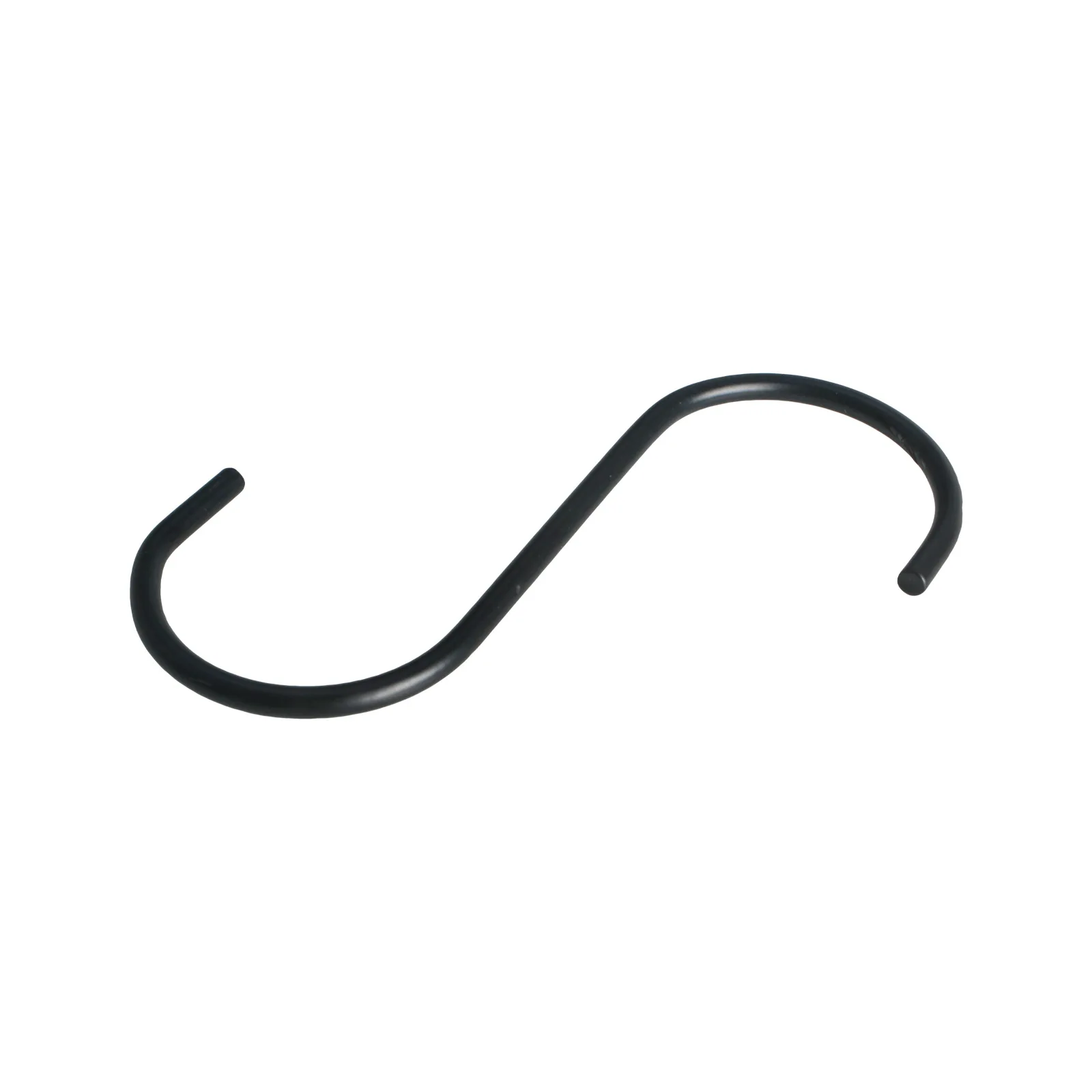 S-shaped Black Rust-proof Hook Used To Hang Pan Bag Towel.