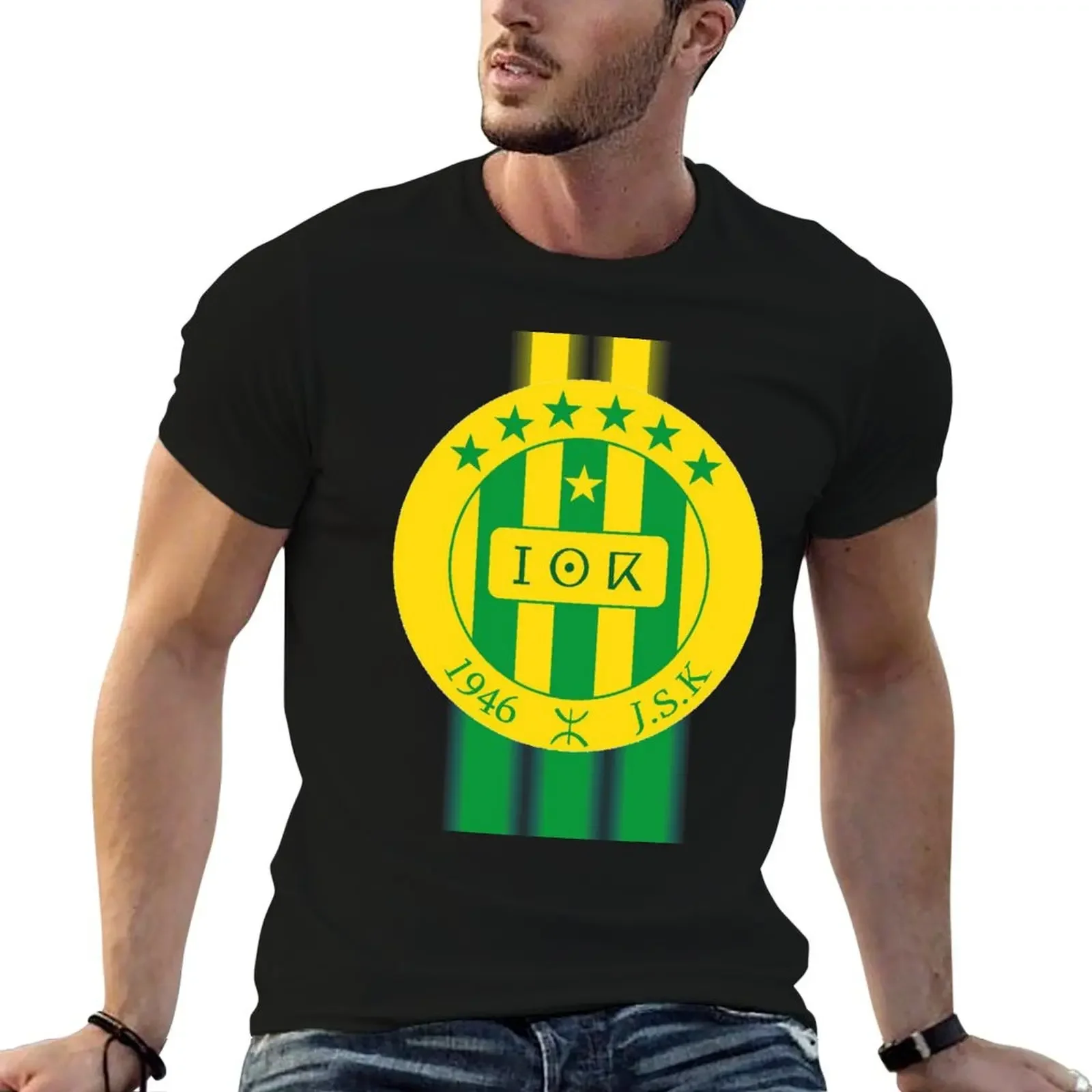 JS Kabylie football fans Algiria Tizi Ouzou T-Shirt designer shirts man t shirt mens fashion