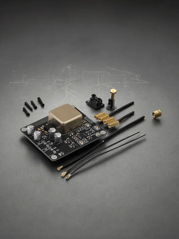 Ustars Audio OCXO Constant Temperature Crystal Oscillator Clock Board for Raspberry Pi 4B, 10MHz High Precision Timing Module, L