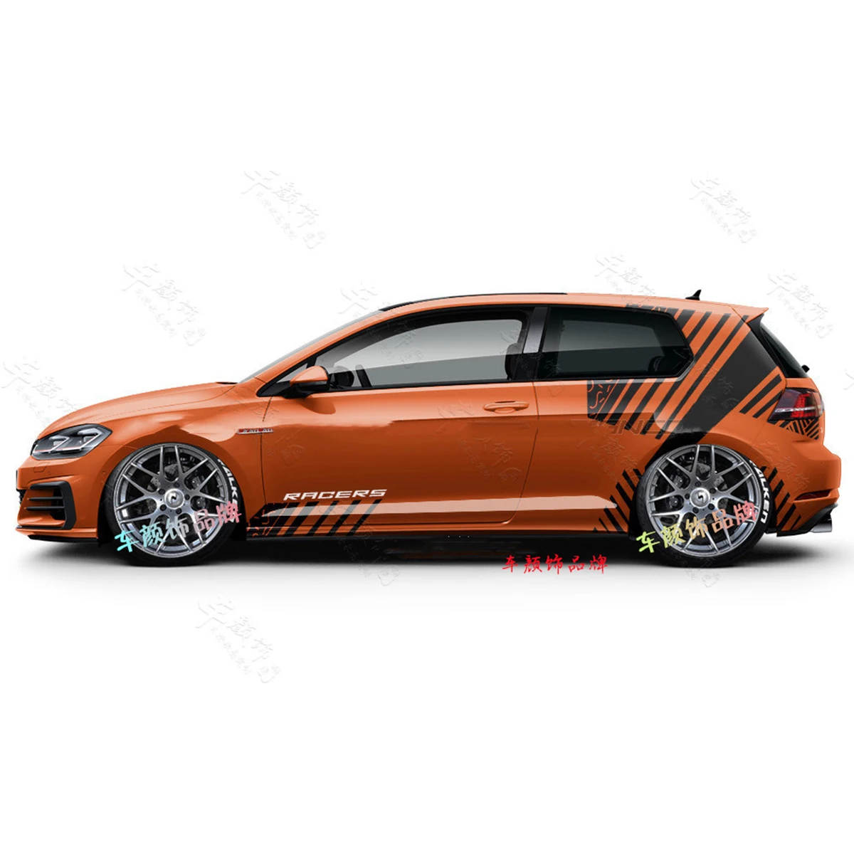 Car Stickers For Vw Golf 6 Golf 7 Gti Polo Vinyl Hood Custom Goods For Golf 7 6 Body Decal For Golf 5 Gti Door Car Accessories