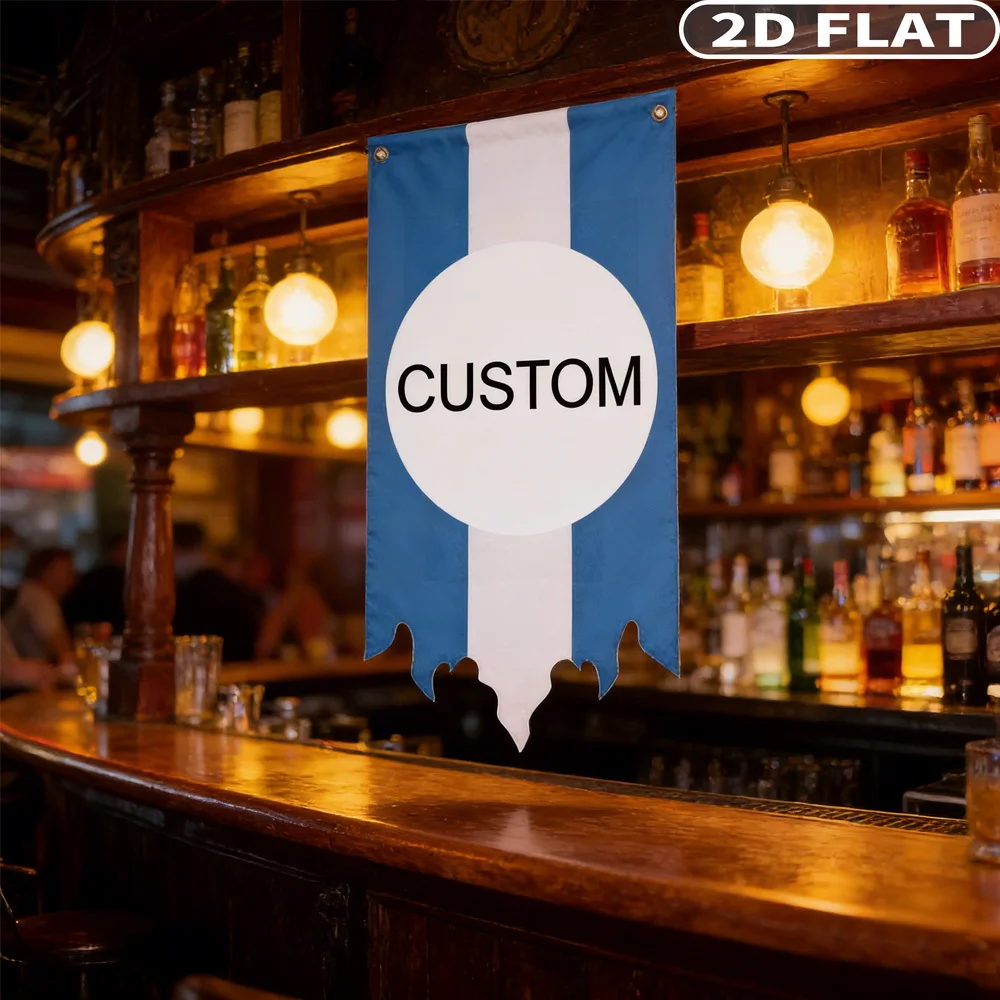 1pc Custom Football/Soccer Match Flags Tapestries - Flame Design, Team Flags & Game Day Decor, Perfect for Parties, Events