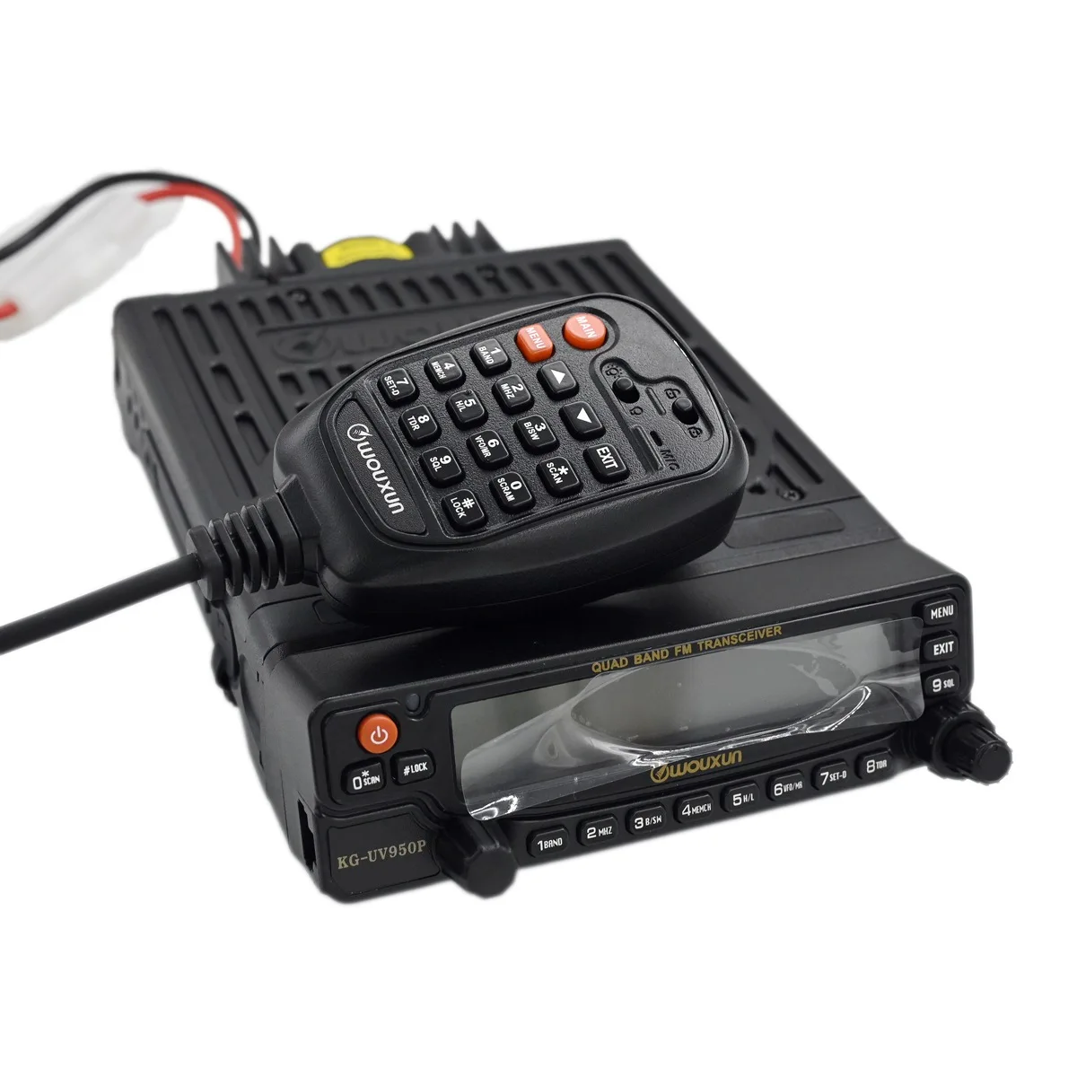WOUXUN KG-950P Mobile Radio Quad Bands Detachable Panel Cross Band Repeater 50W Long Range Wireless Car Vehicle Inrtercom
