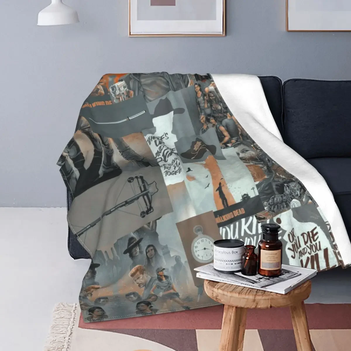 the-walking-dead-vintage-blankets-flannel-horror-movie-rick-grimes-daryl-dixon-warm-throw-blankets-for-bed-outdoor-bedspread