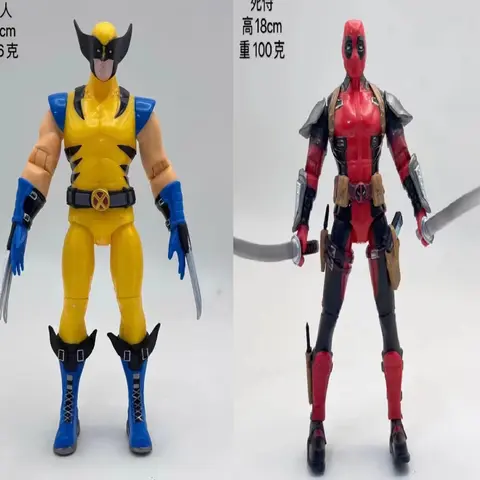 Billig Rea X-Men Deadpool & Wolverine PVC-figur Samlarmodell Leksak 18 cm 8 best sales xbox deadpool - №8