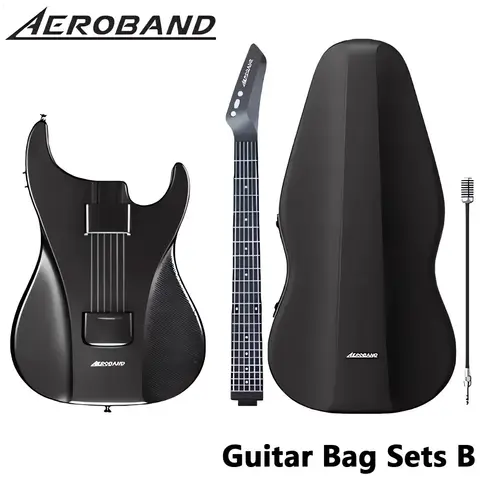 에어로밴드 기타 일렉트릭 기타 무통실리콘 스트링 스피커 마이크 올인원 9가지 사운드 스타일 어쿠스틱 베이스